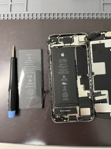 iPhone8 バッテリー交換
