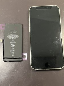 iPhone12mini バッテリー交換
