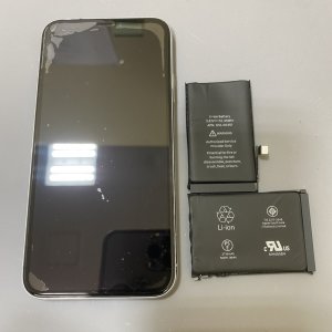 iPhoneX　バッテリー交換