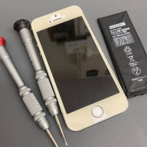 iPhone5S バッテリー交換 修理