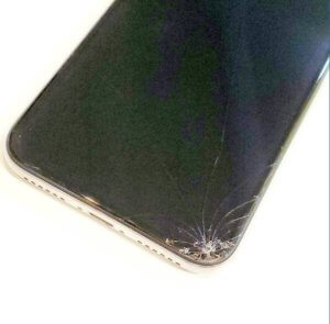 iPhone X 落下 液晶黒ずみ拡大 タッチ不良 液晶交換