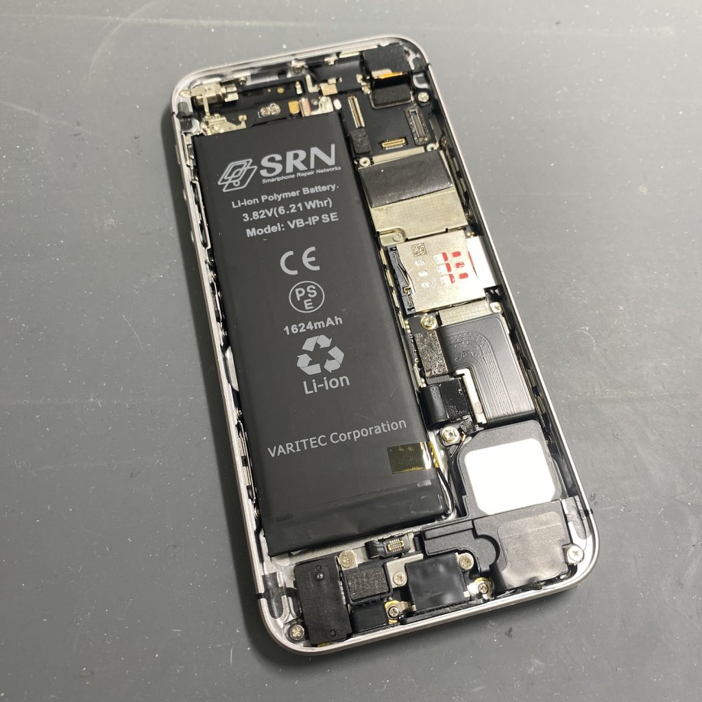 iPhoneSE バッテリー交換