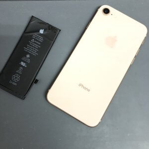 iPhone8 バッテリー交換修理