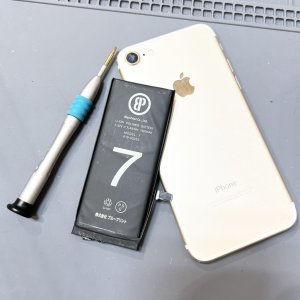 iPhone7 バッテリー交換