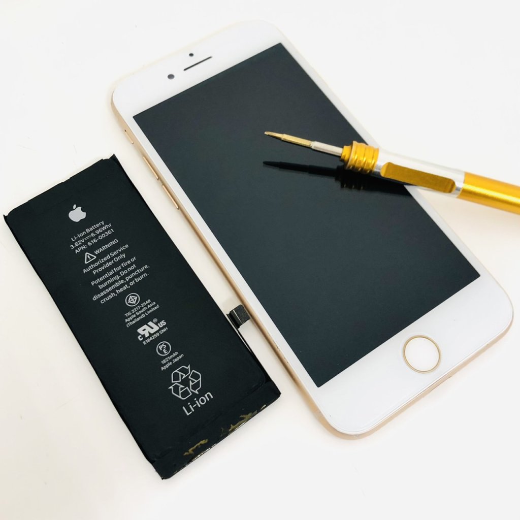 iPhone8バッテリー交換修理