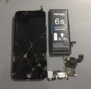 iPhone6S 液晶交換＆バッテリー交換＆ライトニング交換