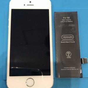 iPhoneSE　バッテリー交換