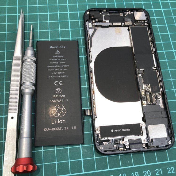 iPhoneSE2 バッテリー交換
