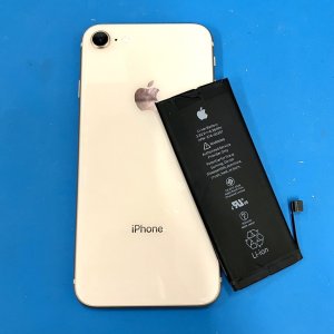 iPhone8 バッテリー交換