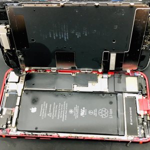 iPhoneSE2 水没修理