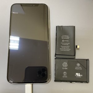 iPhoneX　バッテリー交換