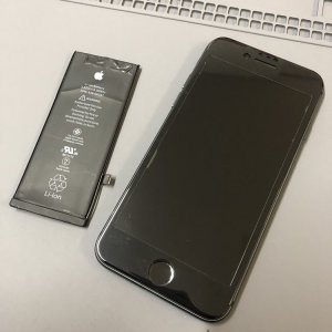 iPhone8 バッテリー交換