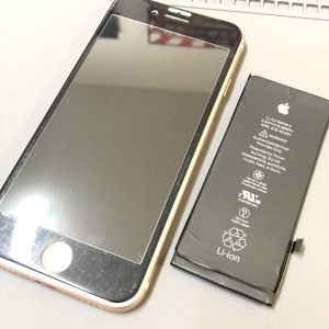 iPhone8 バッテリー交換