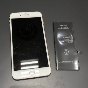 iPhone6SPlus バッテリー交換
