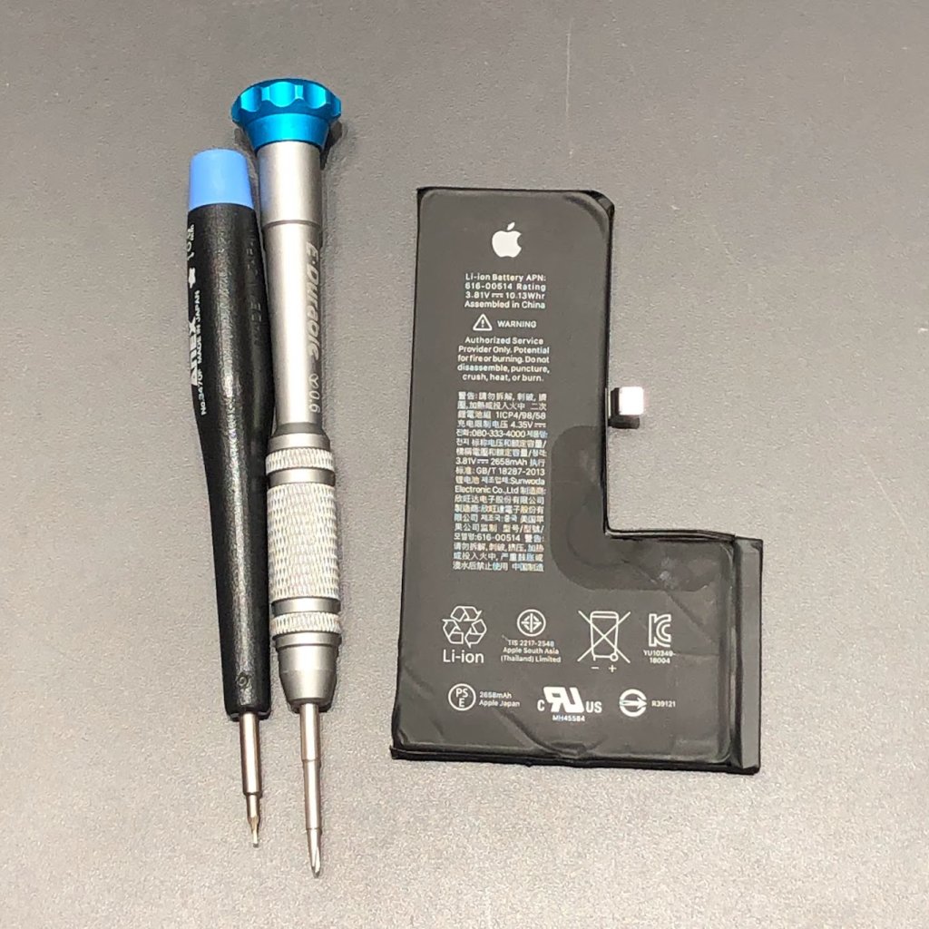 iPhoneXS バッテリー交換