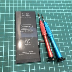 iPhone6SP バッテリー交換