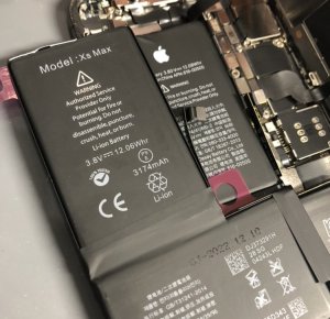 iPhoneXSMax バッテリー交換