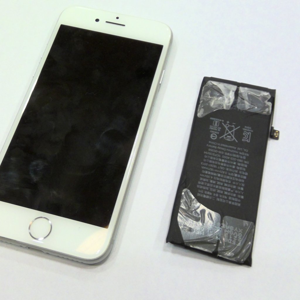 iPhone8バッテリー交換