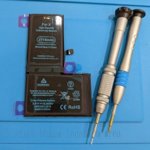 iPhoneX(アイフォンX)バッテリー交換