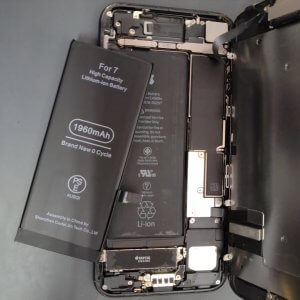 iPhone7 バッテリー交換