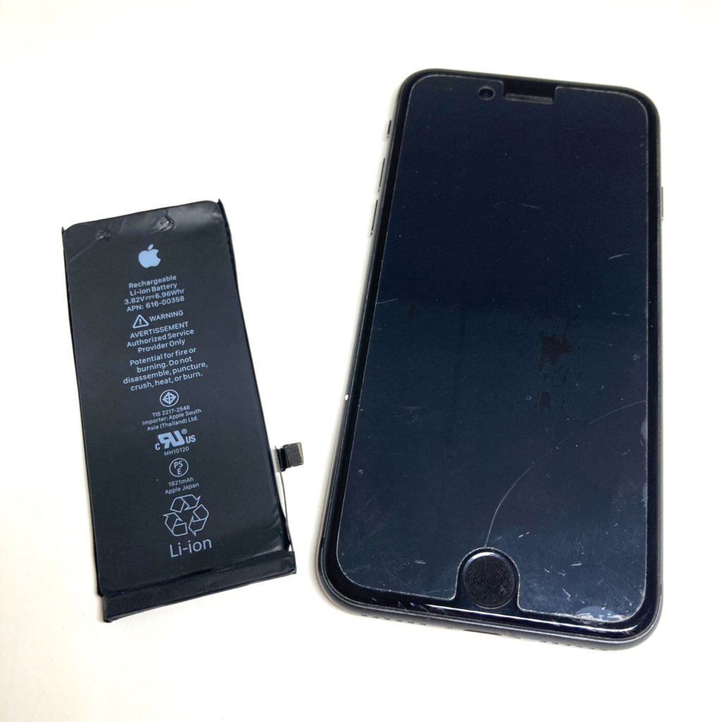 iPhone8 バッテリー交換