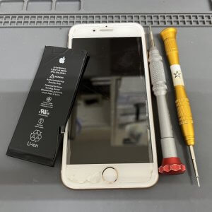 iPhone8 バッテリー交換