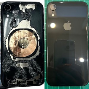iPhoneXR バックパネル交換