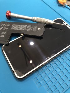 iPhoneX バッテリー交換