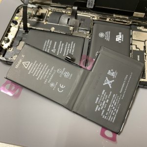 iPhoneX　バッテリー交換