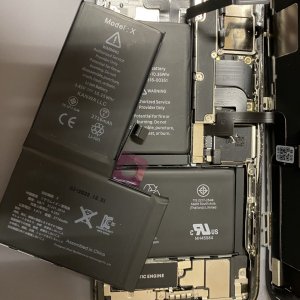 iPhoneX　バッテリー交換