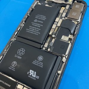 iPhoneX バッテリー交換修理