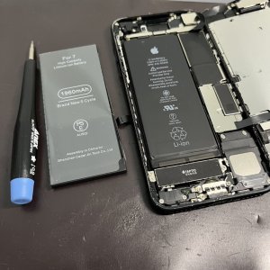 iPhone7 バッテリー交換