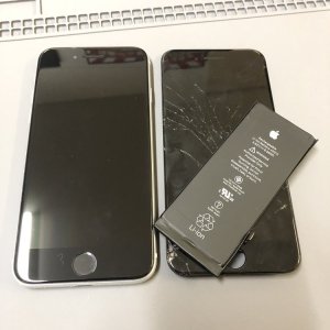 iPhoneSE2 バッテリー 液晶セット交換