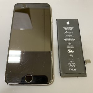 iPhone6　バッテリー交換