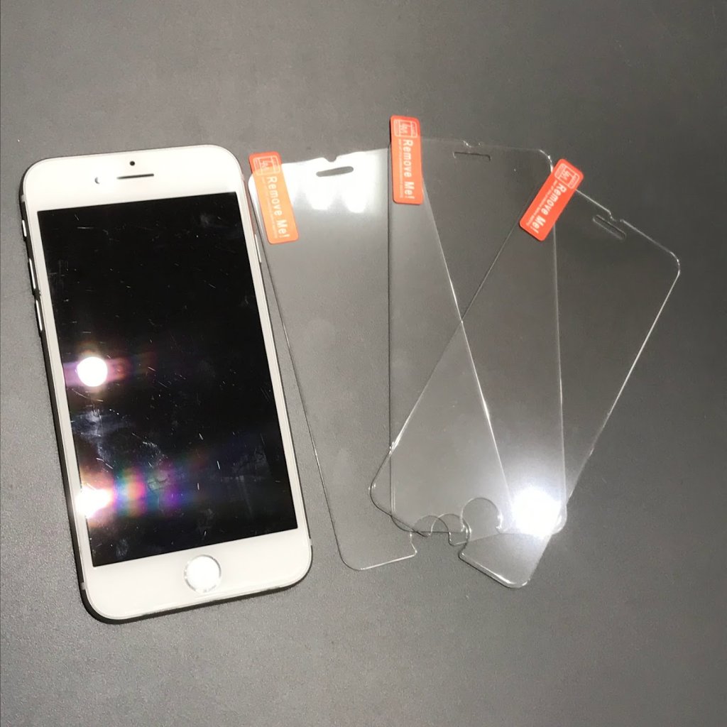 iPhone7 強化ガラス貼付け