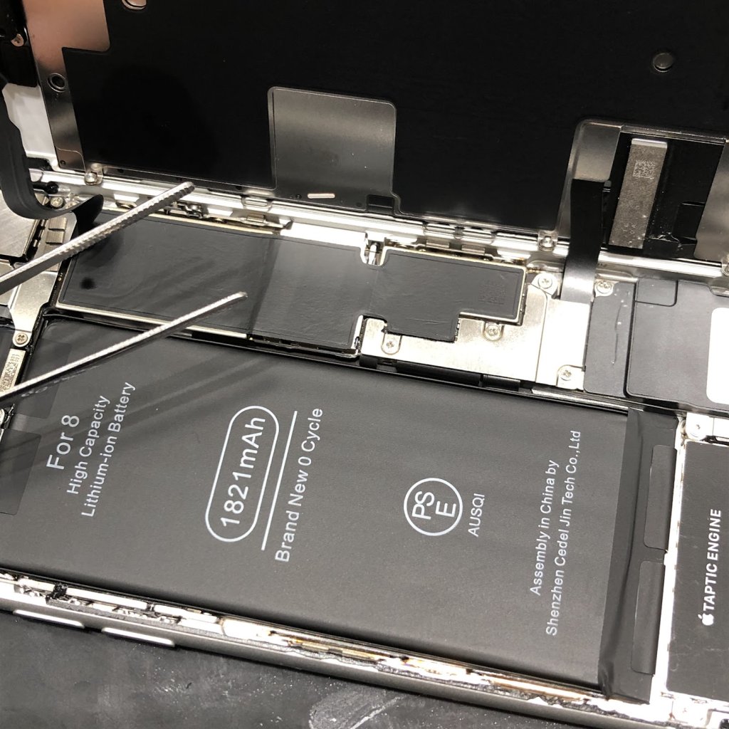 iPhone8 バッテリー交換