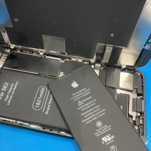 iPhoneSE2 バッテリー交換修理