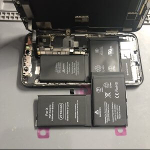 iPhoneX バッテリー交換
