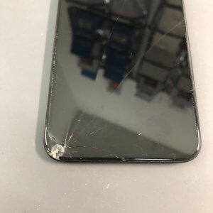 iPhoneX　ガラス割れ　パネル交換