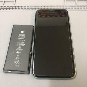 iPhone11 バッテリー交換