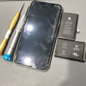 iPhoneX バッテリー 交換修理 即日