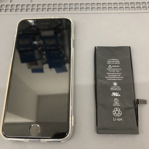 iPhone７　バッテリー交換