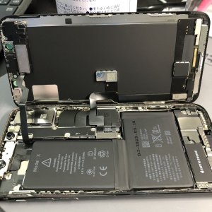 iPhoneX   バッテリー交換