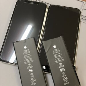 iPhone11 2台セット バッテリー交換