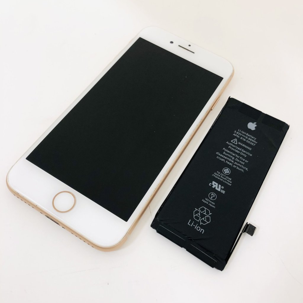 iPhone8 バッテリー交換修理