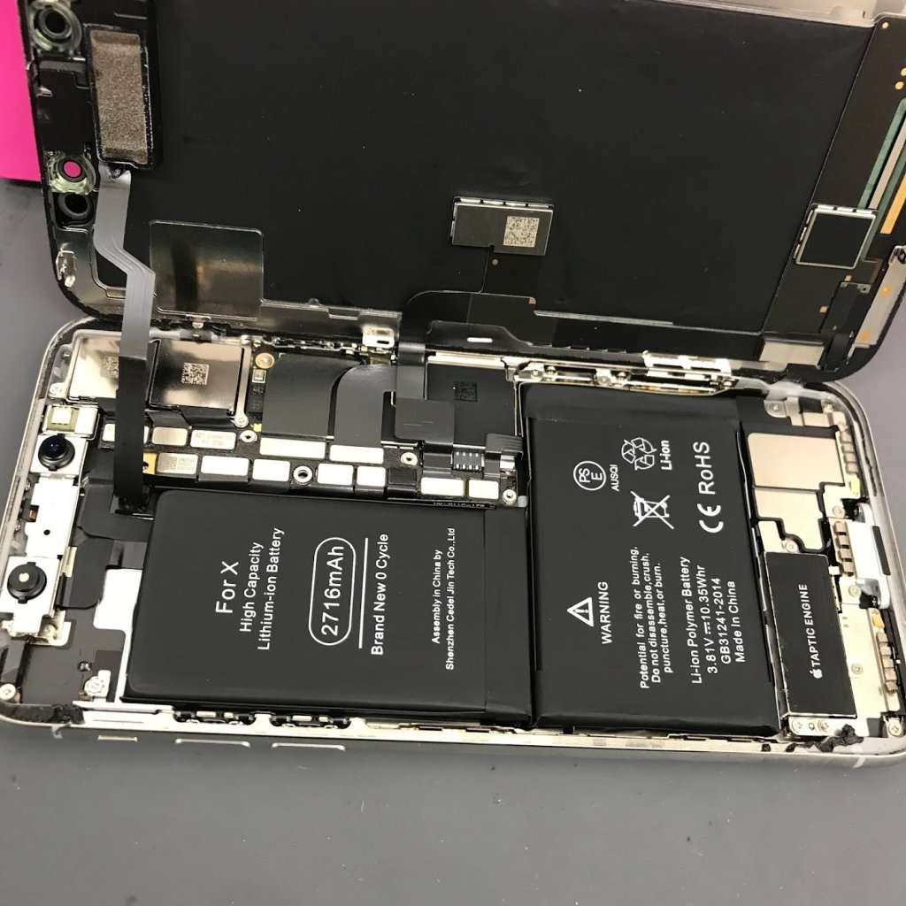 iPhoneX バッテリー交換
