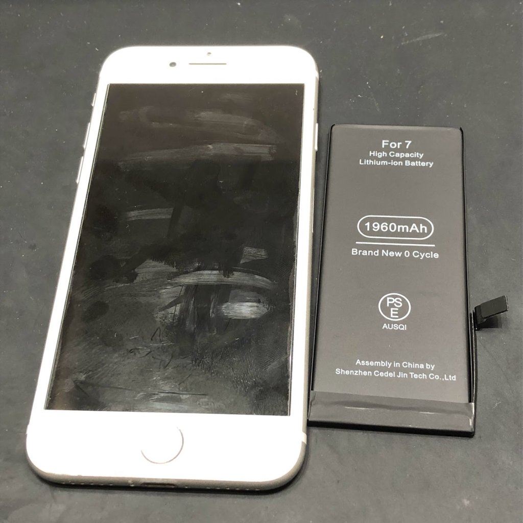 iPhone7 バッテリー交換