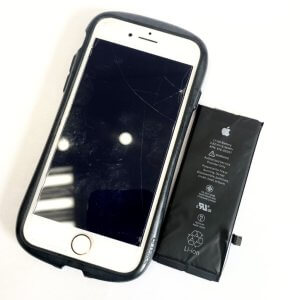iPhone8 バッテリー交換