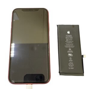 iPhoneXR　バッテリー交換