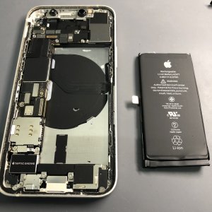 iPhone12mini  最大容量劣化　バッテリー交換